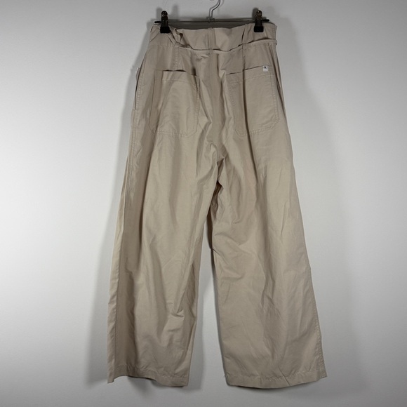 NWT Calvin Klein Cream Wide-Leg Pants Croppes - Picture 5 of 8